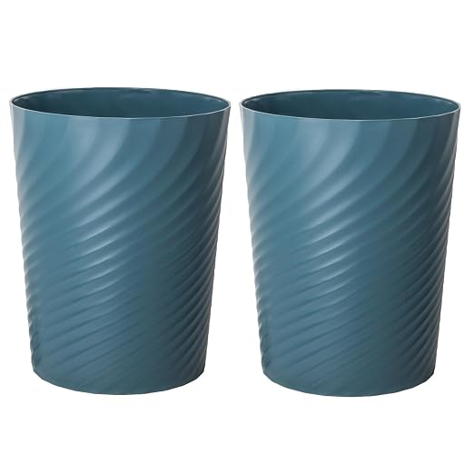 UUJOLY Plastic Small Trash Can Wastebasket, Garbage Container Basket by UUJOLY