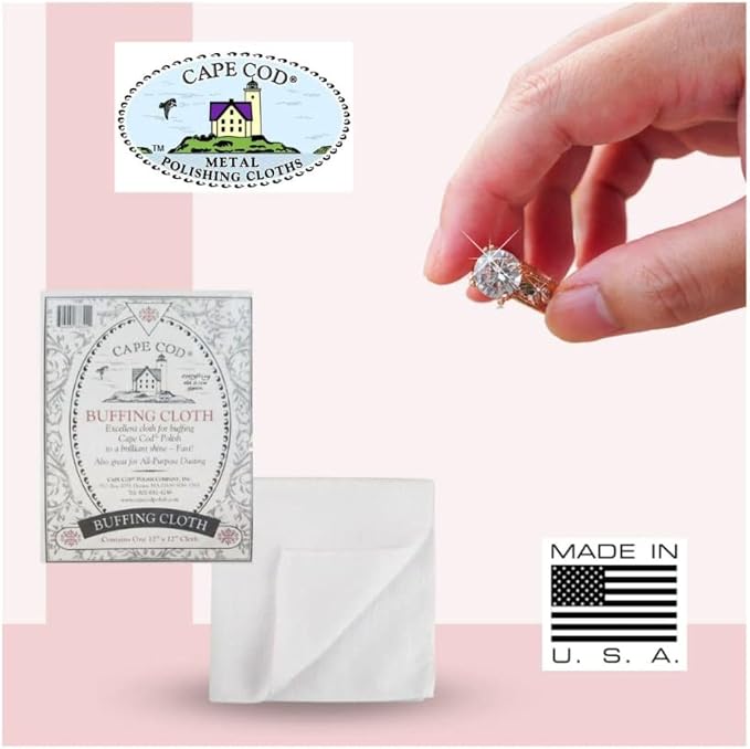 Cape Cod 12x12 Inch Buffing Cloth. Excellent Cloth - Image 6