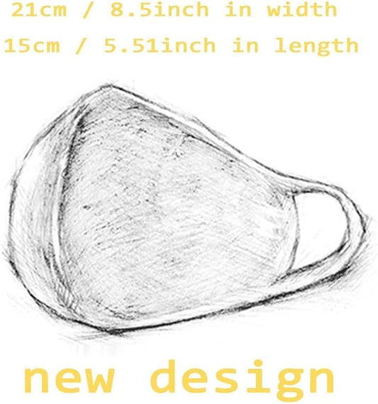 Pack 8 Black Dust Mouth Mask - Image 2
