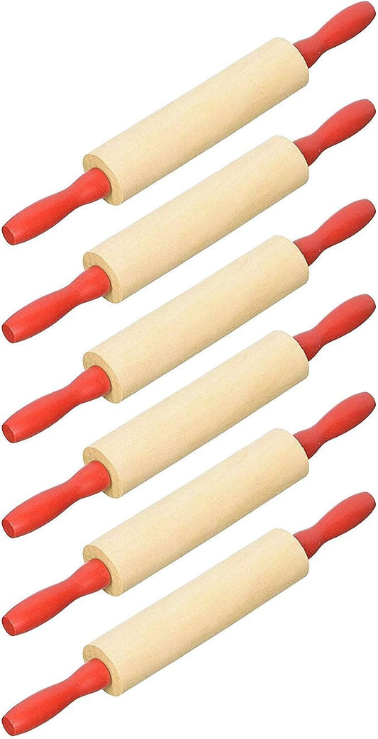 Rhode Island Novelty 7.5 Inch Wood Child Rolling Pin, Six per Order by RhodeIslandNovelty