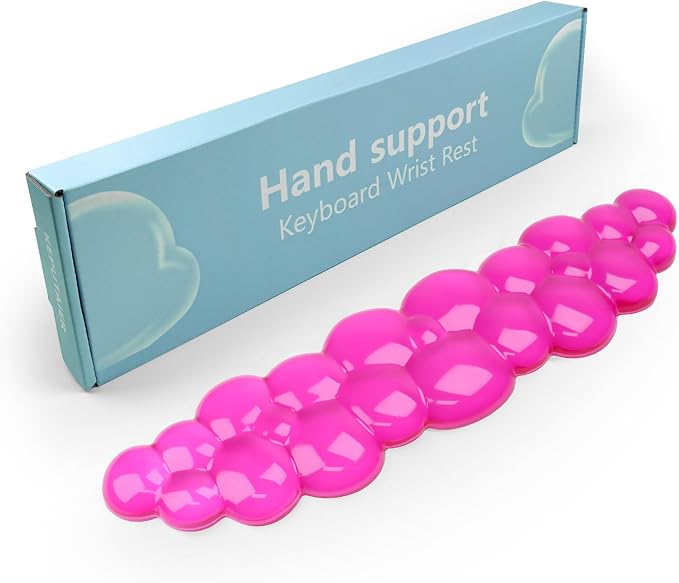 Gel Cloud Keyboard Wrist Rest, Cute Wrist Support and Arm Support Keyboard Rest by KEPUTAIER