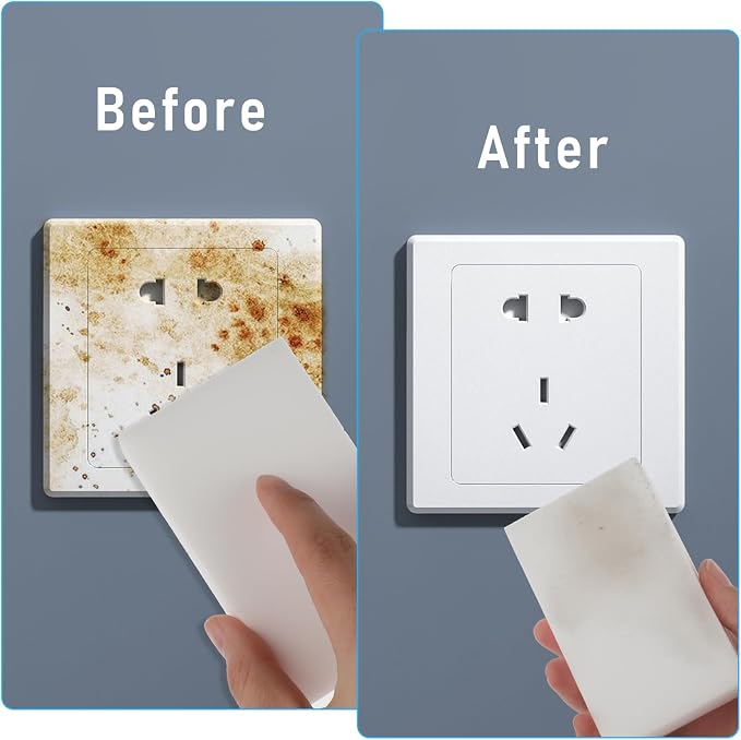 10Pcs Melamine Sponges for Multi-Purpose Cleaning Extra Thick and Long Lasting - Image 6