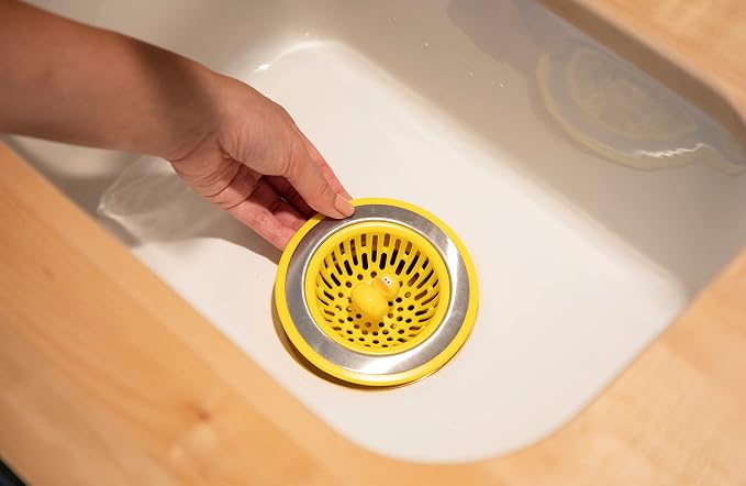 Joie Quack Kitchen Sink Strainer Basket, Fits All Standard Sinks, Stainless - Image 3