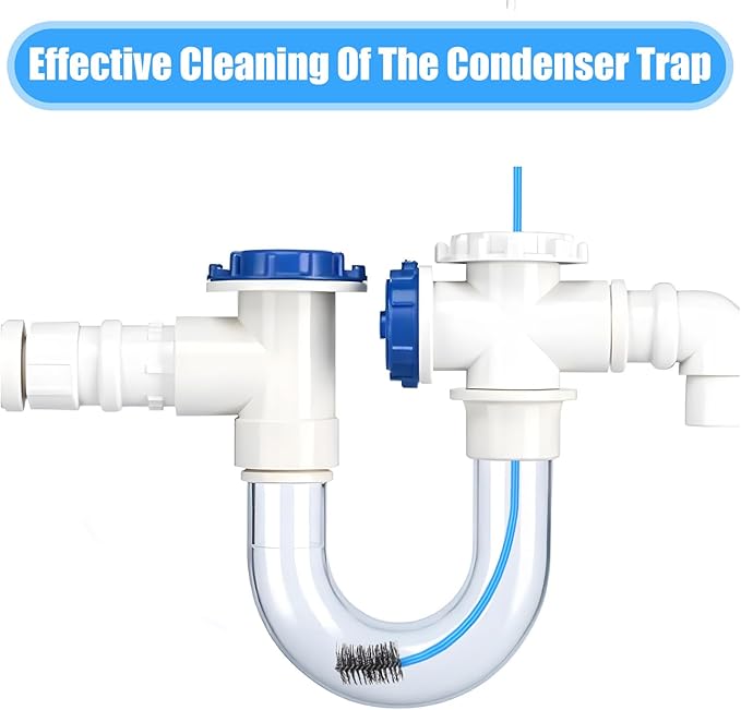 3 Pcs AC Drain Line Cleaner, Pipe Cleaners Condensate Pump Brush HVAC - Image 2