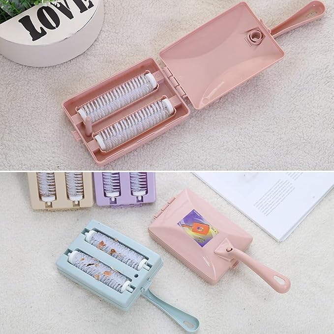 1pc Carpet Sweeper Gadgets for Home, Twin Roller Type Multi-Functional - Image 3