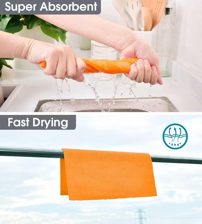 KitchLife Microfiber Cleaning Cloth Roll - Image 4