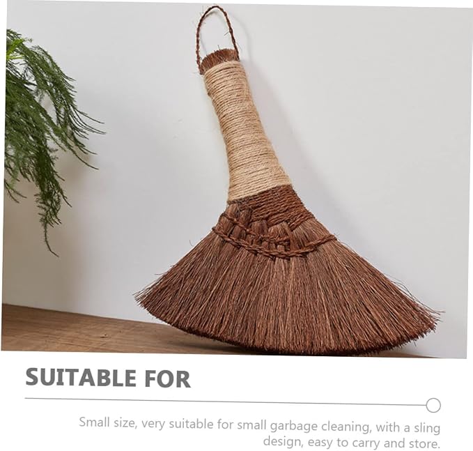 Palm Broom Soft Bristles Small Handheld Dust Brush - Image 2
