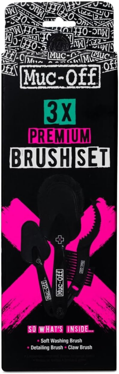 Muc-Off 220 3 Piece Premium Brush Kit by Muc-Off
