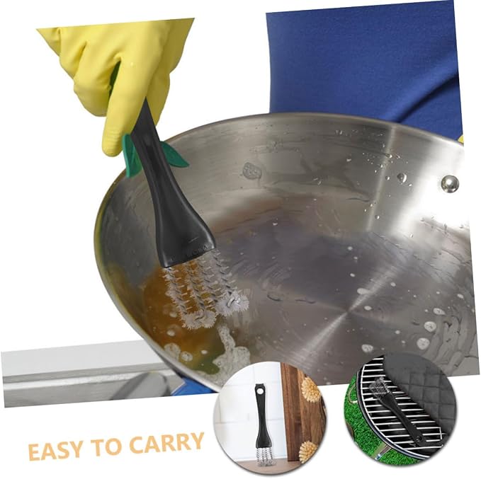 VANZACK 2pcs Versatile Stove Cleaning Brush Compact Grill Brush - Image 7