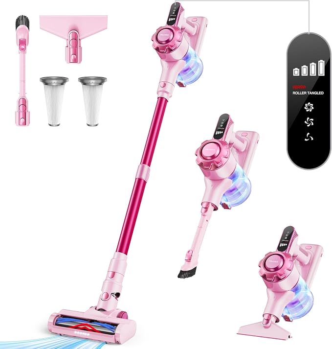Trucozie Cordless Vacuum Cleaner, 8-in-1 Lightweight Stick Vacuum by TrucozieHome