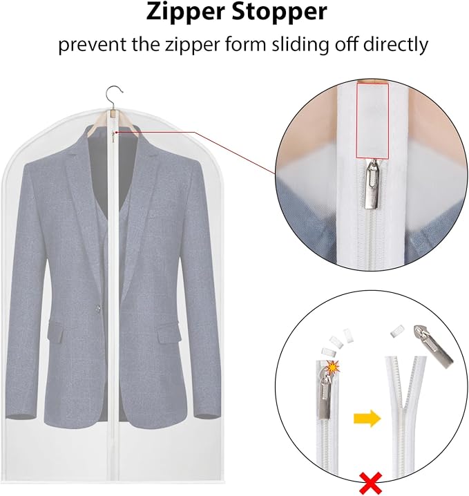 Kntiwiwo Garment Bag Suit Bags for Storage - Image 7