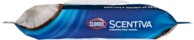 Clorox Scentiva Disinfecting Wipes, Coconut and Waterlily - Image 15