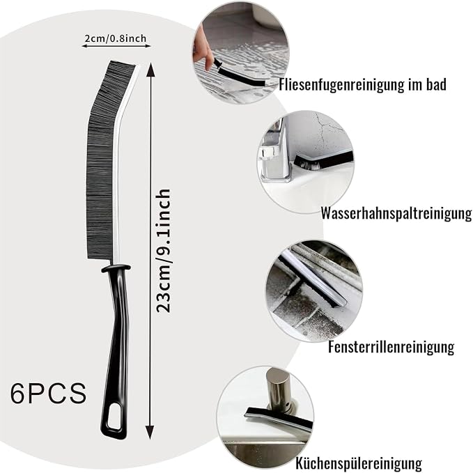 14Pcs Crevice Gap Cleaning Brush, Door Window Track Groove Corner Crevice - Image 5