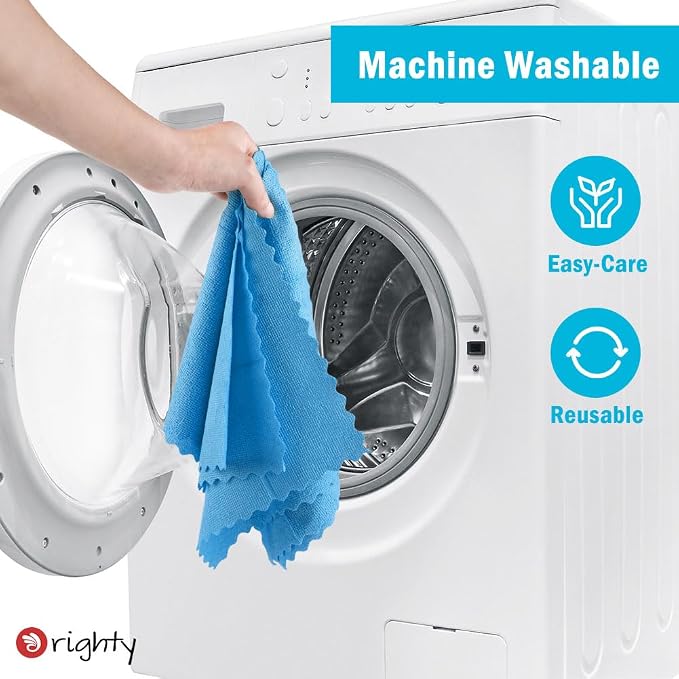 Orighty Cleaning Cloths, Shop Towels 100 Pack, Shop Rags Reusable, Microfiber - Image 7