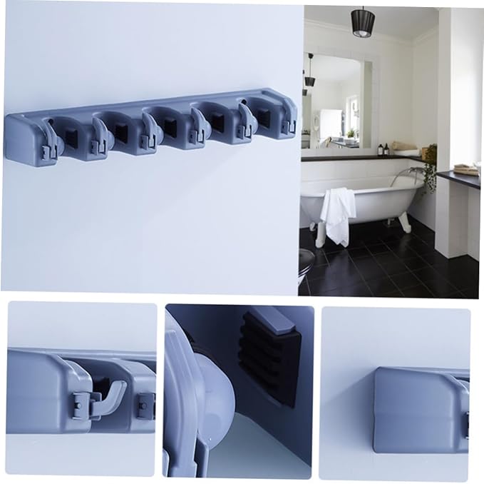 Cabilock Multi-purpose Wall Mounted Mop Holder - Image 5