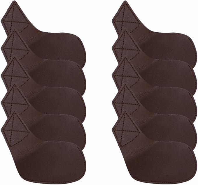 I Golf Iron Headcovers 10pcs PU Fit Both Right-Handed Clubs Golf Club Protector - Image 3