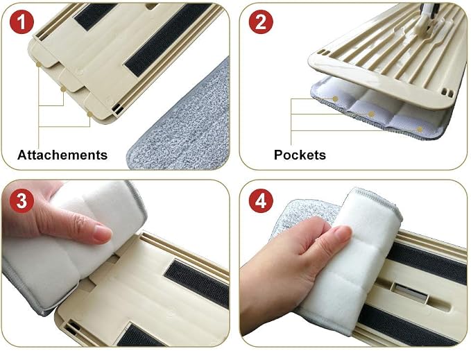 Bulletproof Microfiber Mop Replacement Heads - Image 7