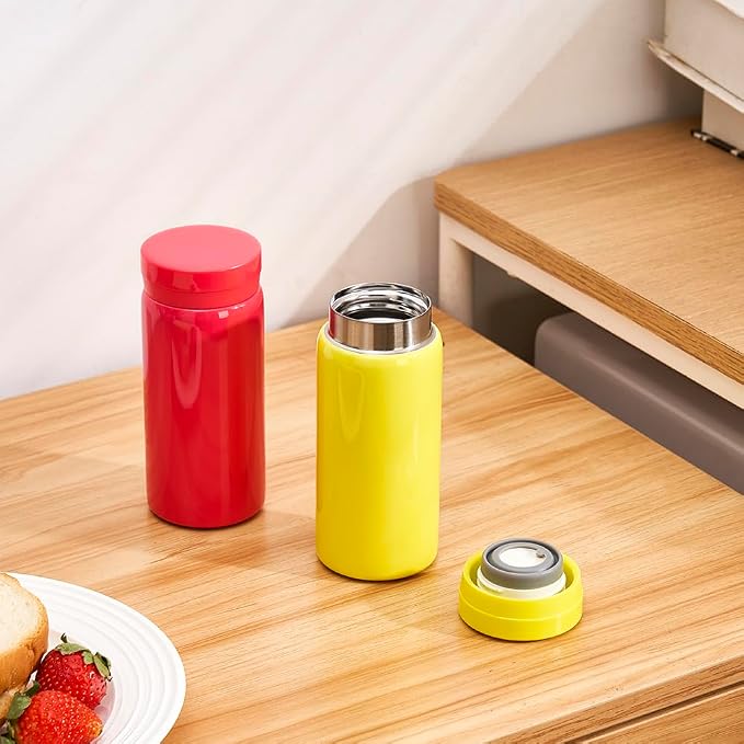 Mini Thermos Cute Water Bottle - 7 oz Tiny Insulated Vacuum 18/10 Stainless - Image 5