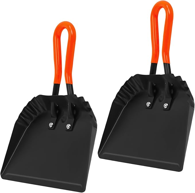 Metal Dust Pans Heavy Duty, 12” Outdoor Dustpan - Image 8
