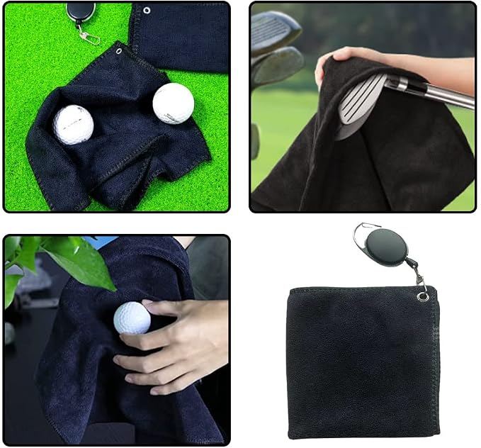 2 Pcs Golf Towels Quick Drying Golf Cleaning Towels - Image 6