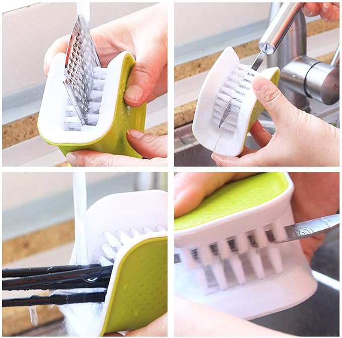 Non-Slip Blade Brush, Knife Cleaner, ABS Cutlery Cleaner - Image 3