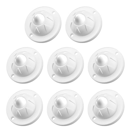 PlusRoc 8 Pack Self Adhesive Caster Wheels by PlusRoc
