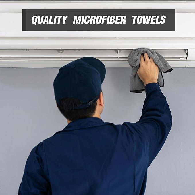 Tallew 40 Pcs Microfiber Towels:16"x16" Microfiber Drying Towels Bulk Micro - Image 7