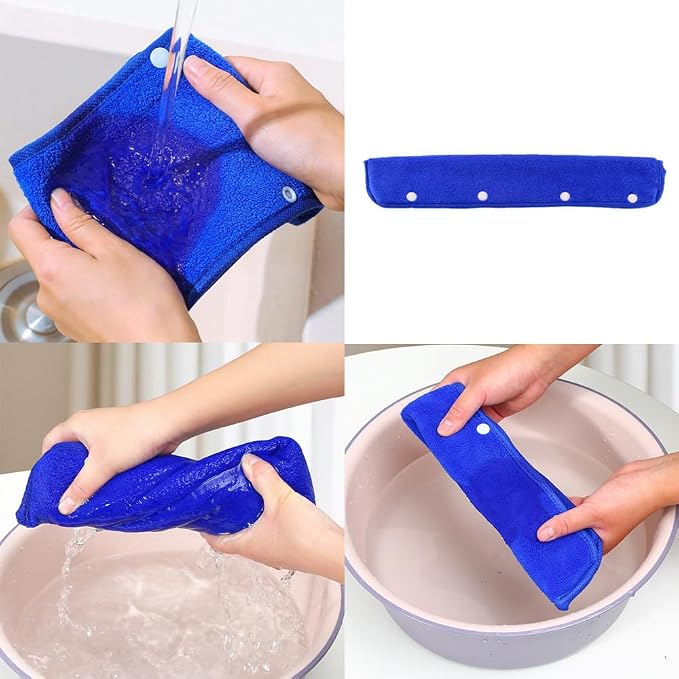 2 Pack Floor Squeegee Broom Cover Wrap Mop Sweeping Cloth Baseboard Cleaner - Image 7