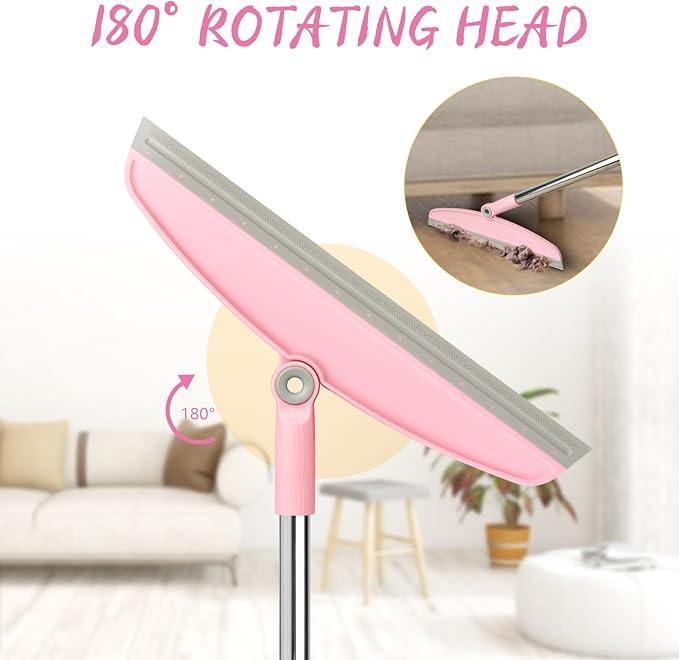 Multifunction Silicone Broom, 54 Inch Adjustable Long Handle Rubber Magic Broom - Image 4