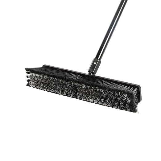 Restaurantware-Clean Tek Professional 17.13 Inch Push Broom, 1 Heavy-Duty Broom - Image 2
