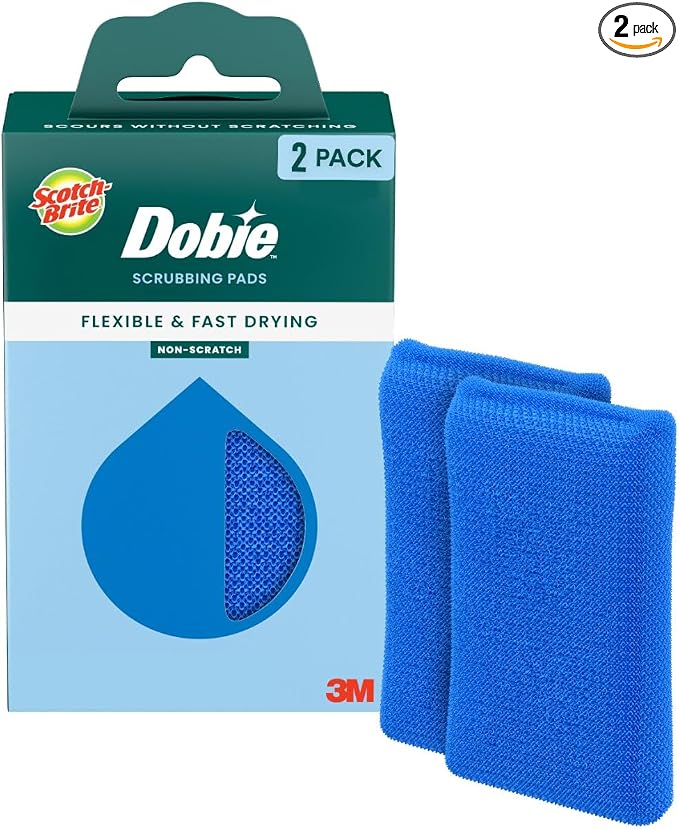 Scotch-Brite Blooms Dobie Scrubbing Pad, Non-Scratch Kitchen Sponge by Scotch-Brite