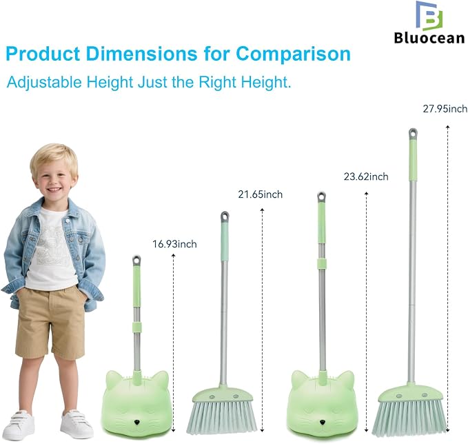 28'' Kids Mini Broom and Dustpan Set - Image 4