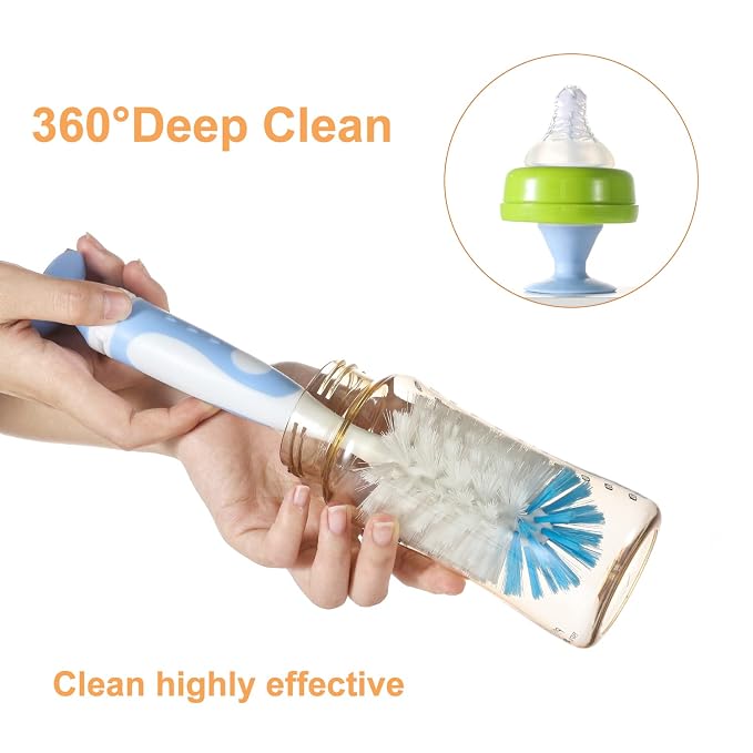 Chemimoso Multifunctional Cleaning Brush, Baby Bottle Brush, Bottle Brush - Image 5