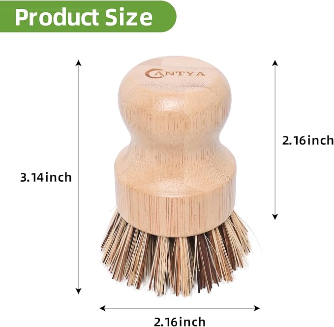 6 Pcs Bamboo Wok Brush - Image 2