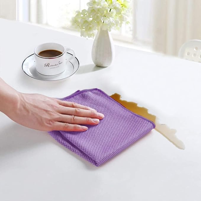SINLAND Microfiber Glass Cleaning Cloth, Lint Free Cleaning Cloths - Image 7