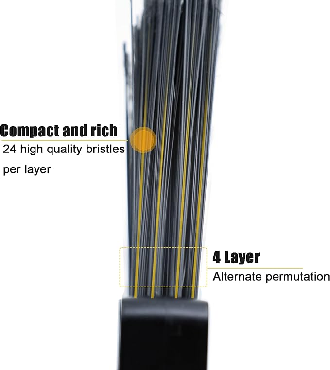 Heavy Duty Commercial Broom, Upgraded Angle Brooms - Image 3