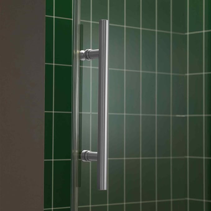 Woodbridge 56-60" W x 80" H Frameless Single Sliding Shower Door - Image 11
