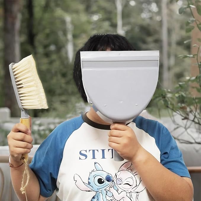 Dustpan and Brush Set -Small Broom Dustpan Set, Hand Broom and Dust Pan - Image 8