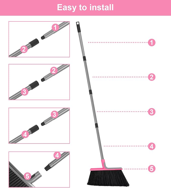 KeFanta Heavy Duty Broom, Outdoor Broom - Image 7