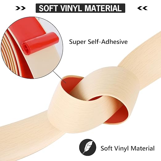 5Ft Floor Transition Strip Self Adhesive Vinyl Cover Floor Strip Flat Divider - Image 3