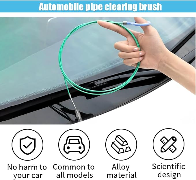 Auto Sunroof Drain Cleaning Tool, 78 Inch Extra Long Drain Cleaning Brush - Image 5