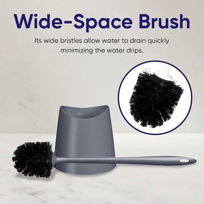 Modern Toilet Brush and Holder, Bathroom Cleaner. by Superio - Image 7