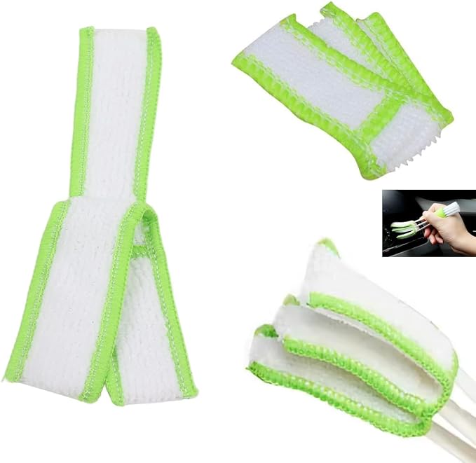 7 Pack Mini Duster Microfiber Sleeves Replacement Double Ended Car Air Vent - Image 6
