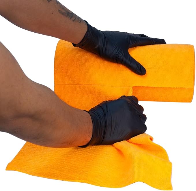 Maxshine Universal Orange Microfiber Tear-Away Towel Roll | 30 Reusable 12”x12” - Image 9