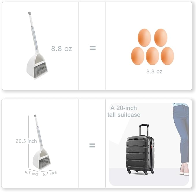 Small Broom and Dustpan Set, Household Mini Broom and Dustpan Set, Mini Broom - Image 6