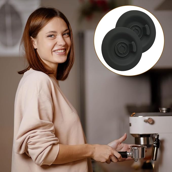 2 Pack 54mm Espresso Cleaning Disc + 1 Coffee Grinder Cleaning Brush, Compatible - Image 7