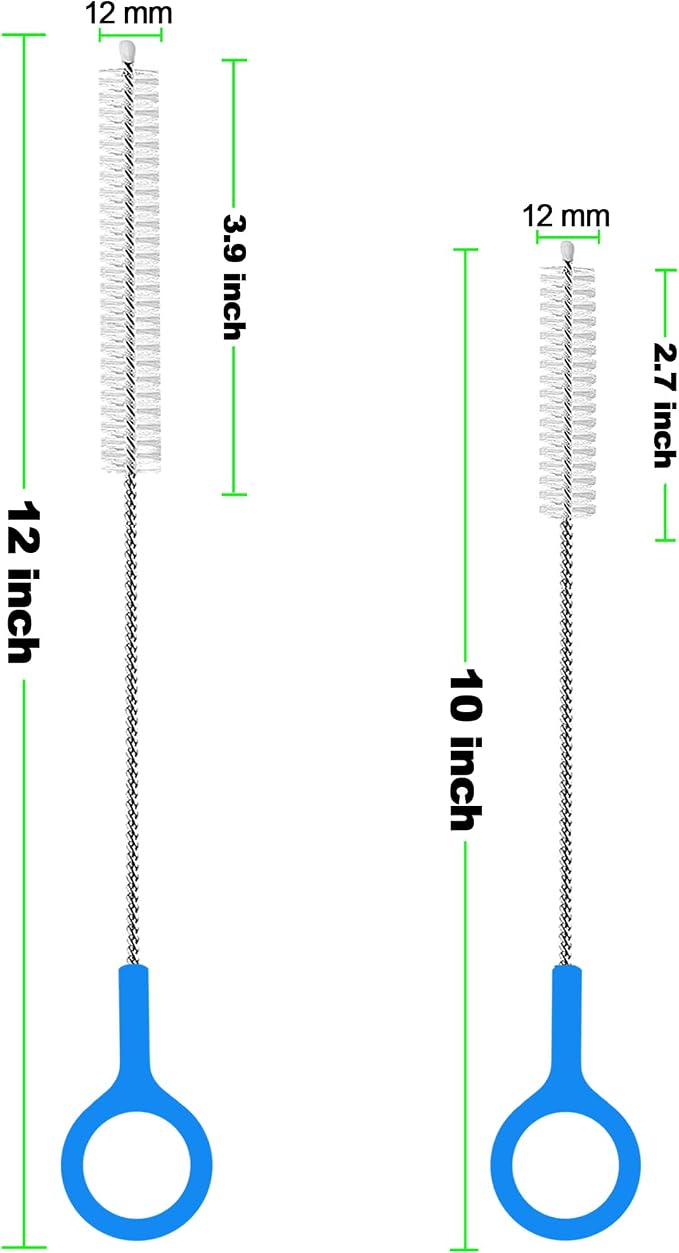 Straw Cleaning Brush 2 Size 12 mm, Straw Cleaner Brush - Image 2