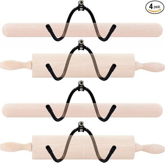 YYST Rolling Pin Holder Rolling Pin Display Rack Rolling Pin Storage by YYST