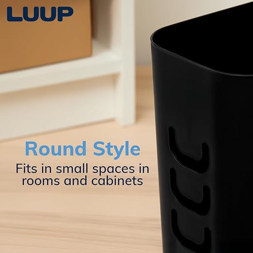 STORi Luup Bathroom Wastebasket, Secure Grocery Bags, Plastic Garbage Container - Image 6