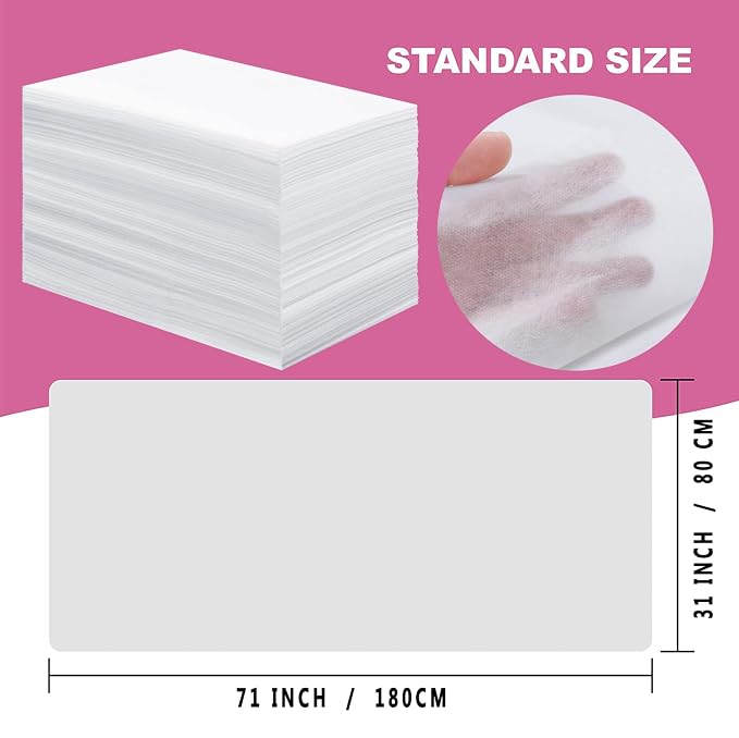 31" x 71" Disposable Bed Sheets - Image 3
